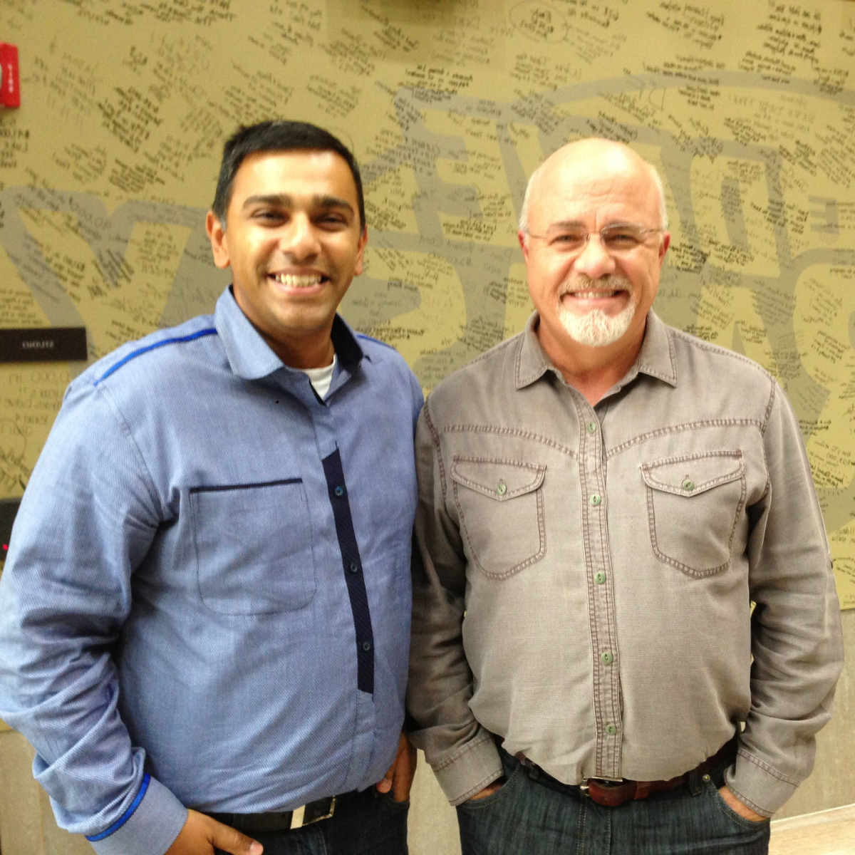 Vinay with Dave Ramsey